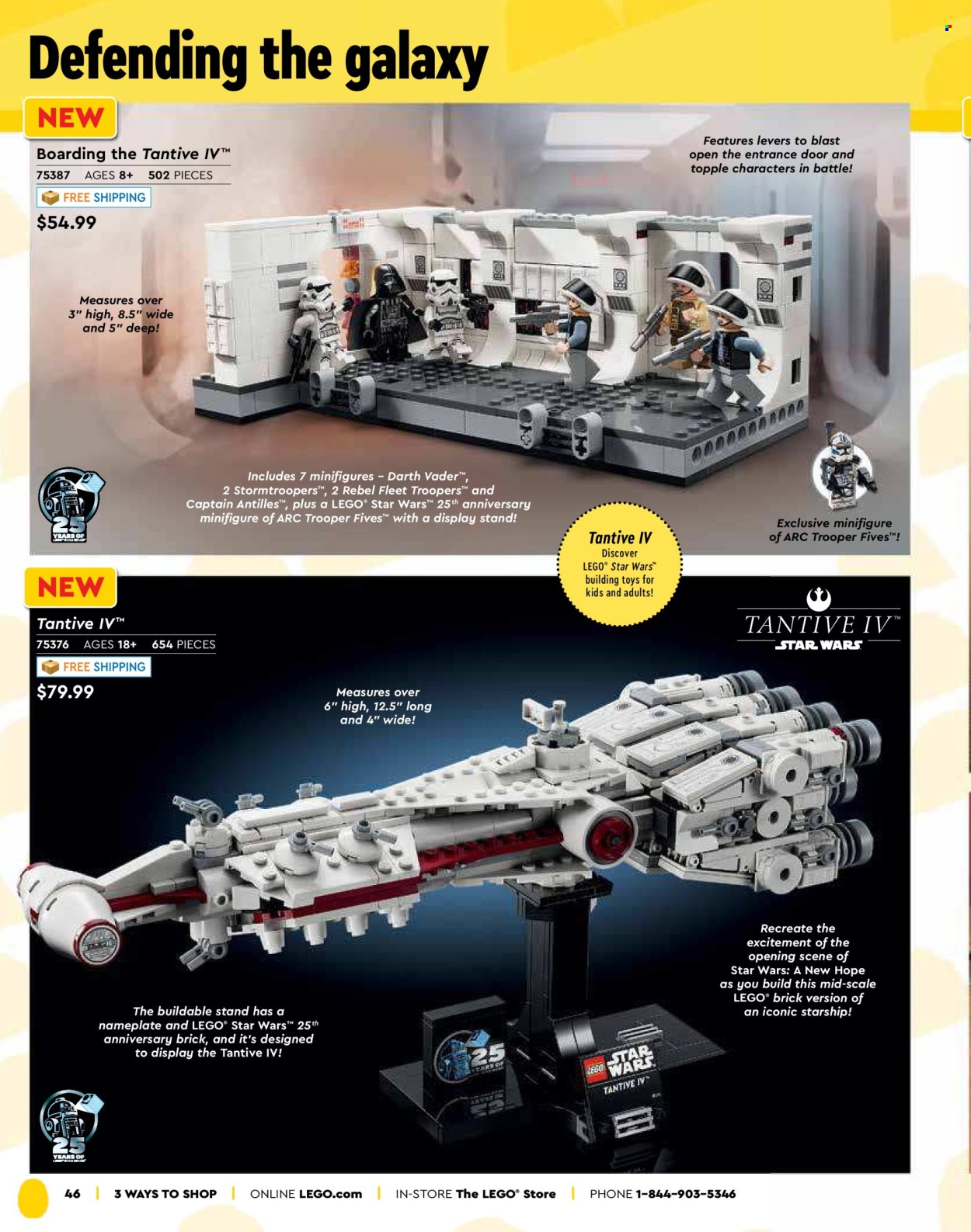 thumbnail - LEGO Flyer - Sales products - building blocks, LEGO, LEGO Star Wars, toys, minifigure, Star Wars. Page 48.