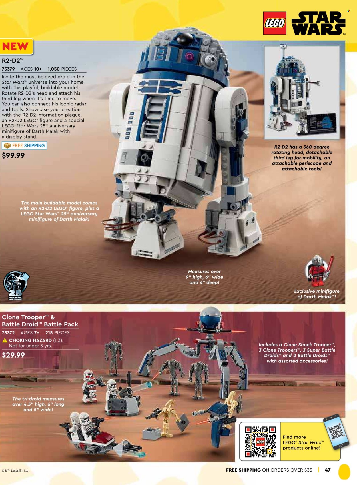 thumbnail - LEGO Flyer - Sales products - building blocks, LEGO, LEGO Star Wars, toys, minifigure, Star Wars. Page 49.