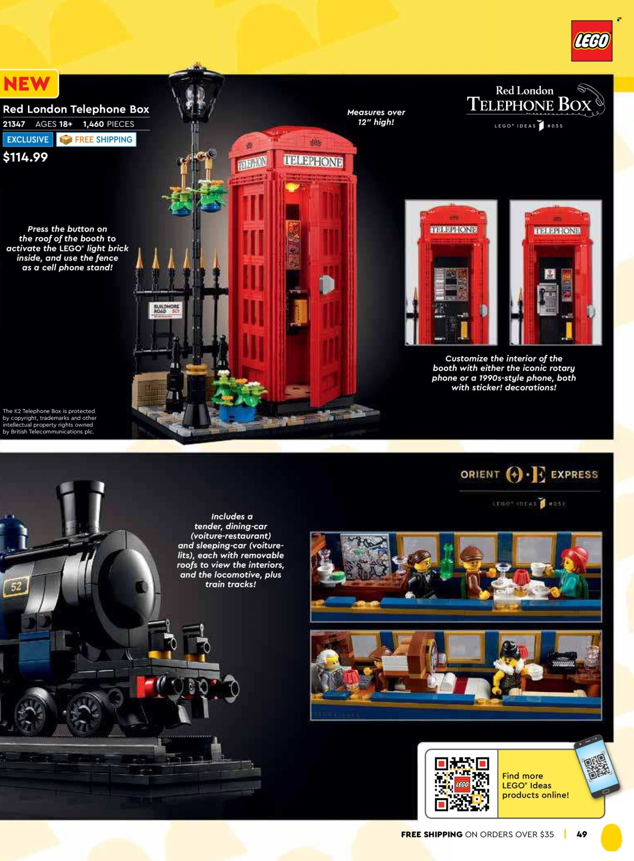 thumbnail - LEGO Flyer - Sales products - building blocks, LEGO, train. Page 51.