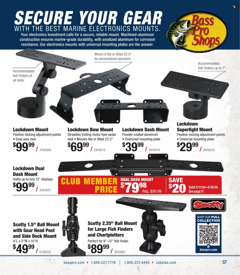 Bass Pro Shops ad. Page 1