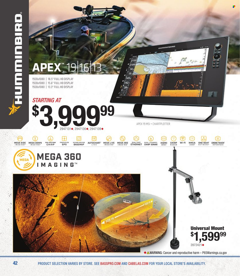 Cabela's ad. Page 1