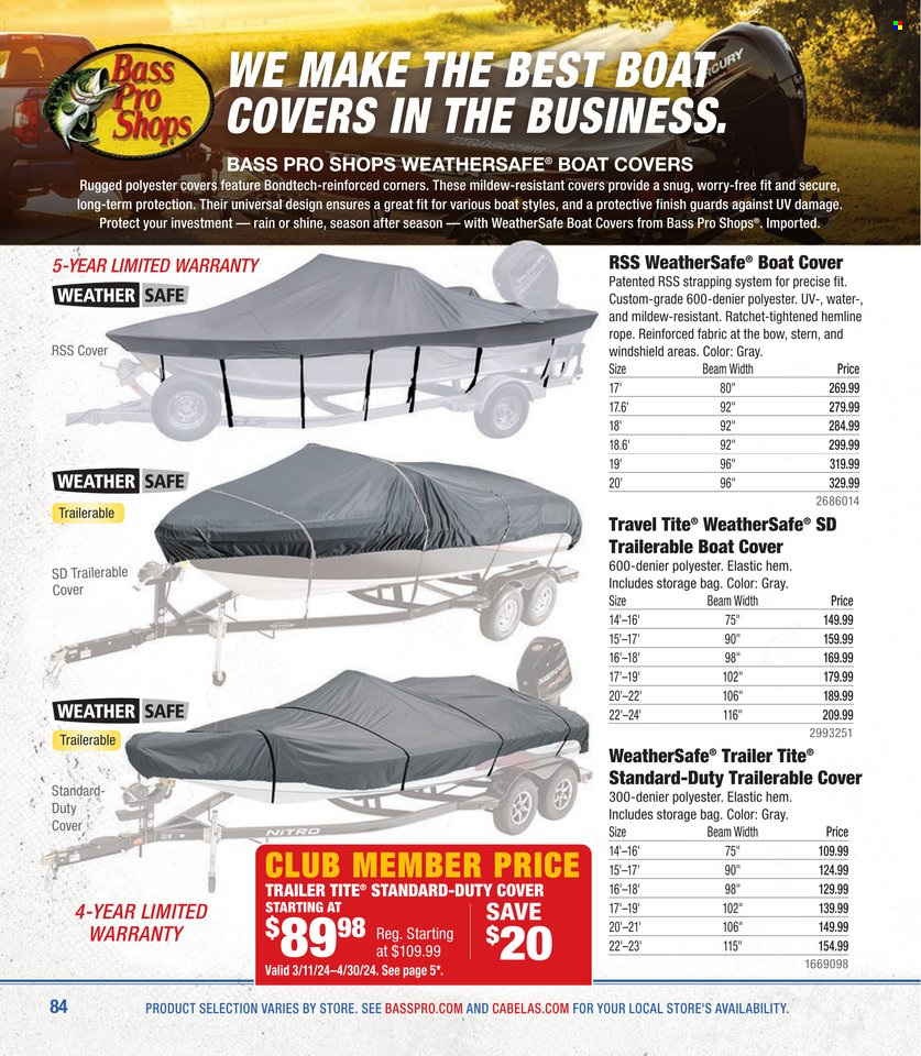 Cabela's ad. Page 1