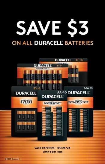 thumbnail - Bulbs and batteries