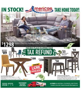 thumbnail - American Furniture Warehouse Ad - Weekly Ad