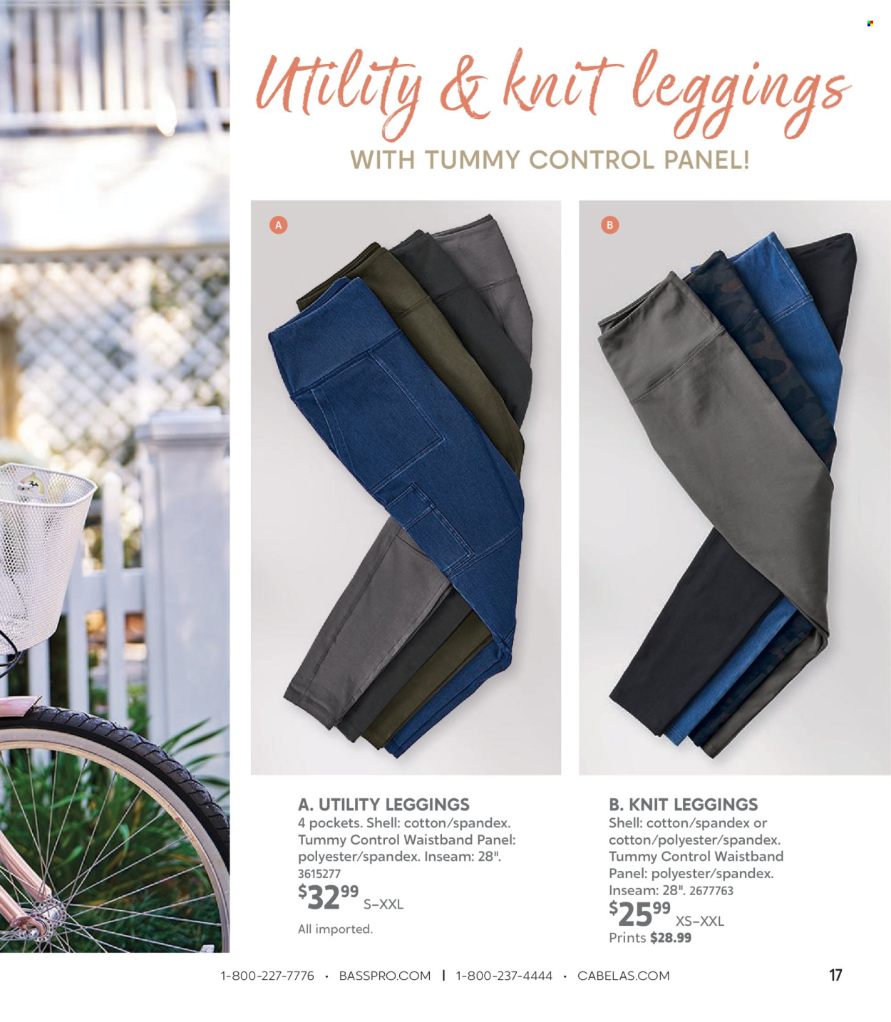thumbnail - Cabela's Flyer - Sales products - leggings, Shell. Page 17.