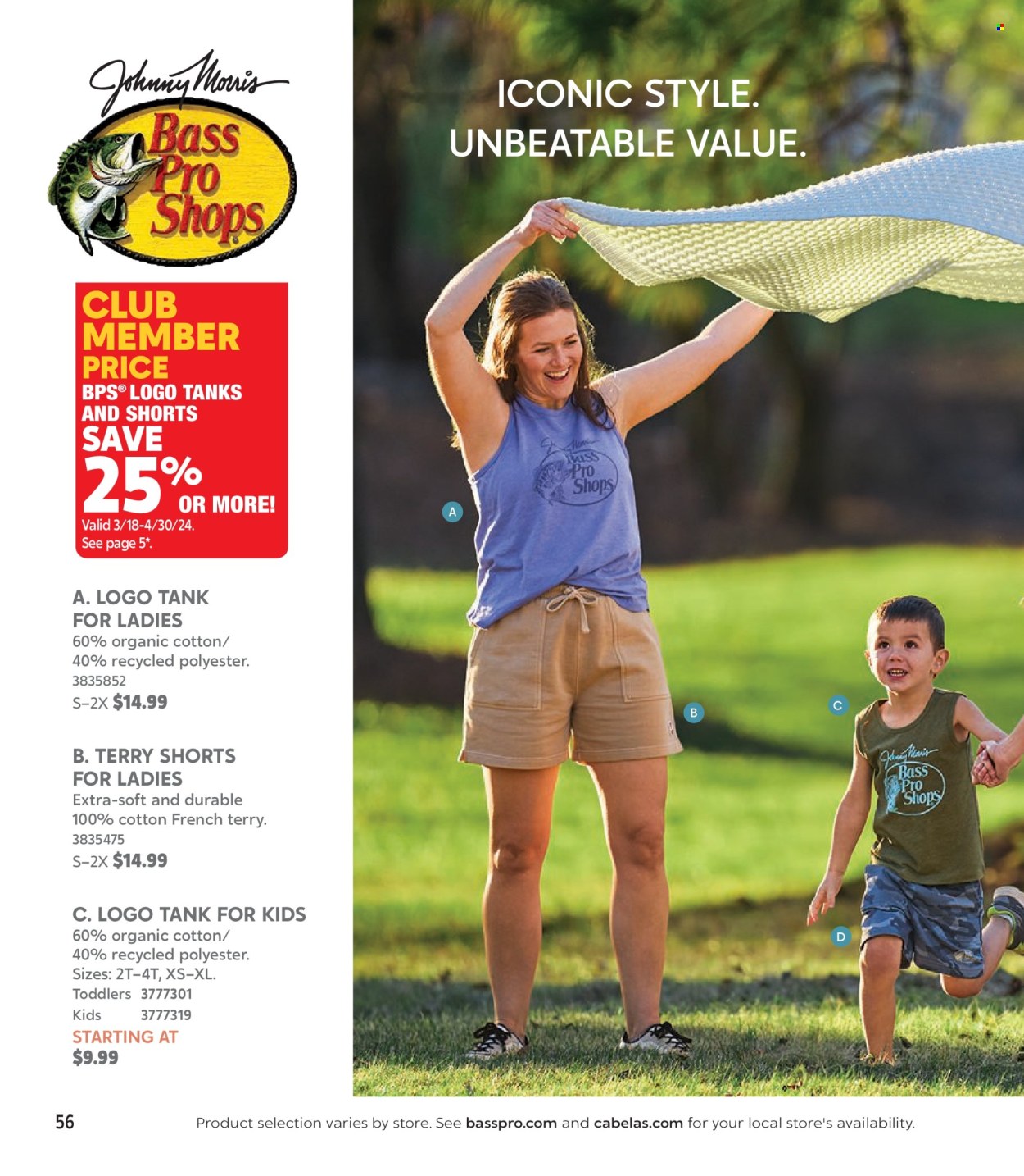 thumbnail - Cabela's Flyer - Sales products - tank. Page 56.