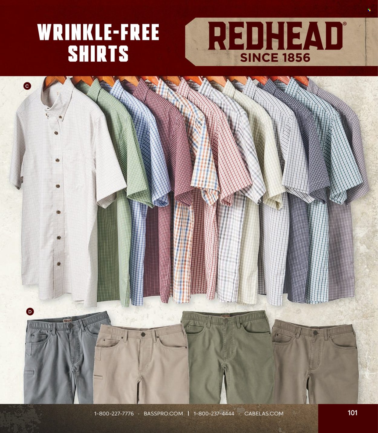 thumbnail - Cabela's Flyer - Sales products - shirt. Page 101.