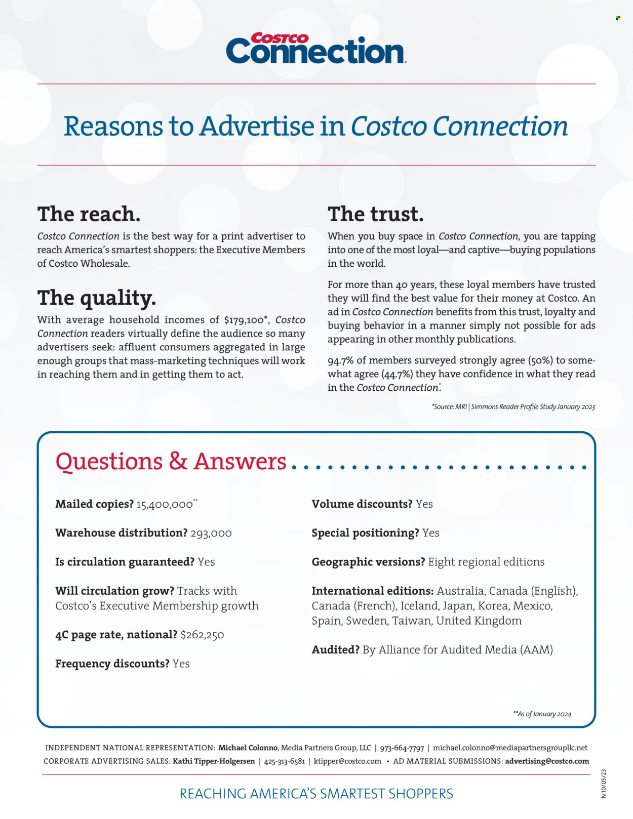 thumbnail - Costco Flyer - Sales products - Simmons, Trust. Page 3.