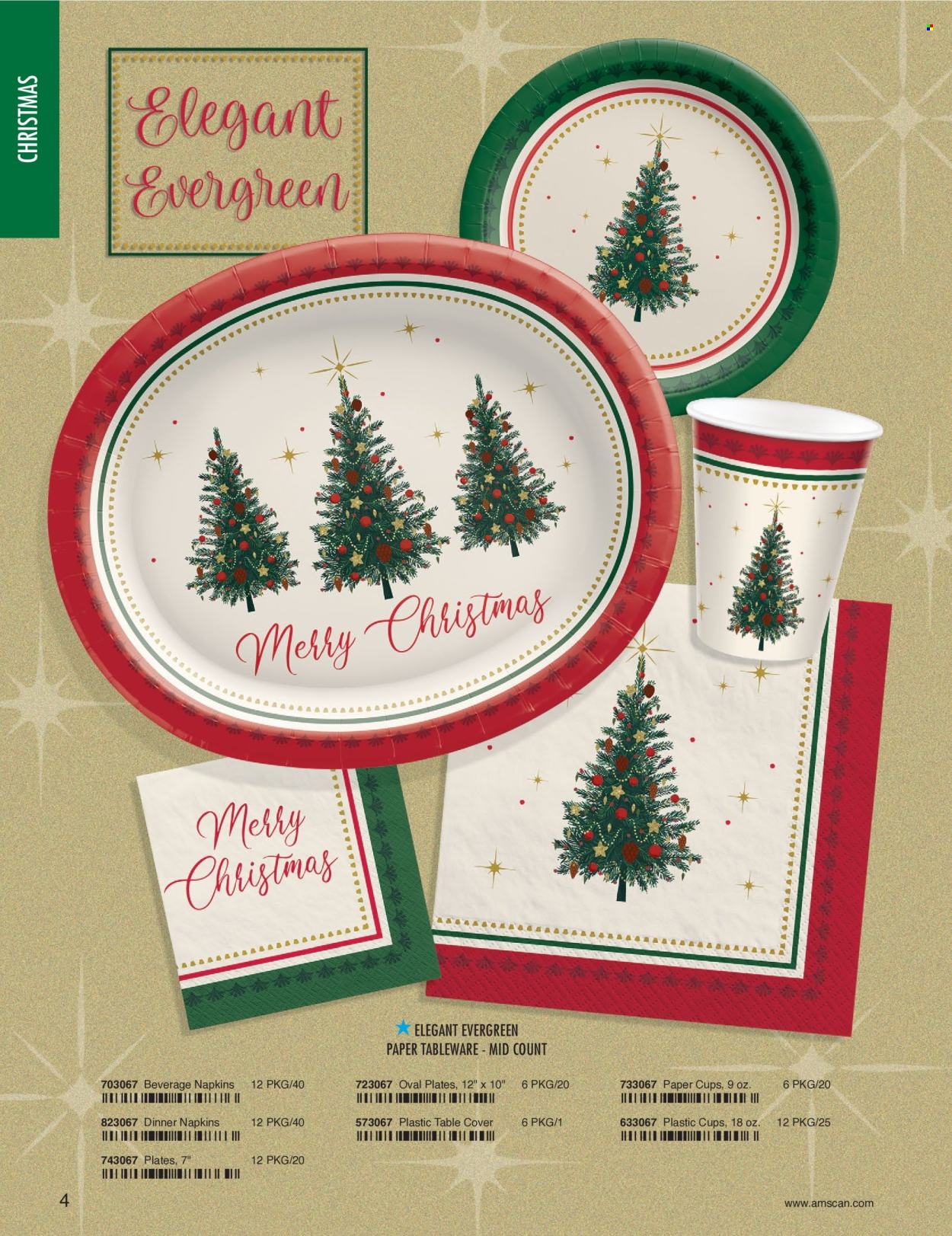 thumbnail - Amscan Flyer - Sales products - napkins, tableware, plate, cup, party cups, plastic cup. Page 6.