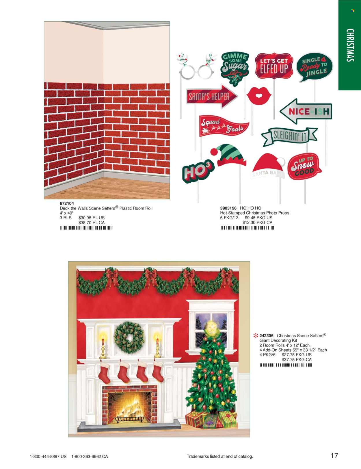 thumbnail - Amscan Flyer - Sales products - christmas decor. Page 19.