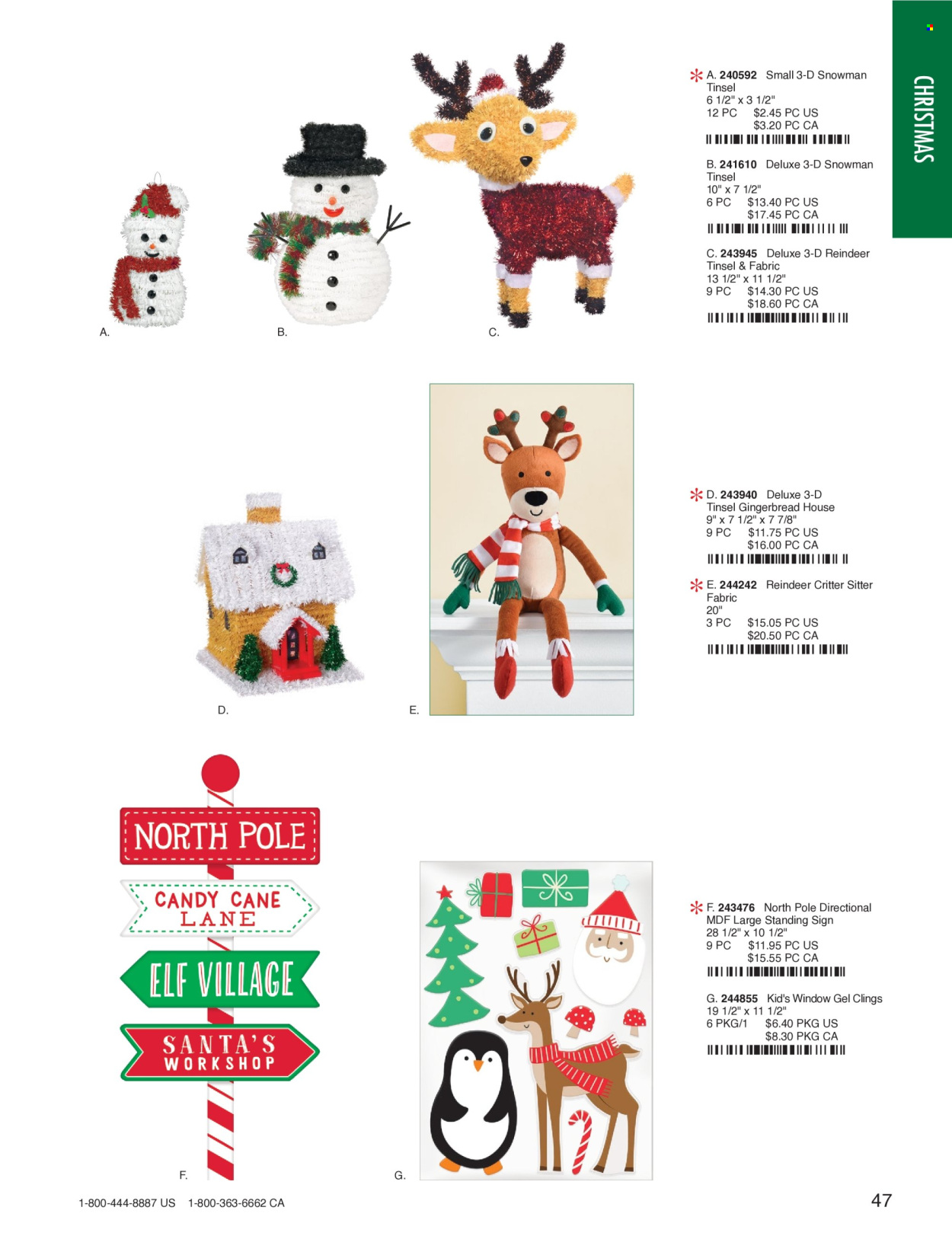 thumbnail - Amscan Flyer - Sales products - Elf, reindeer. Page 49.