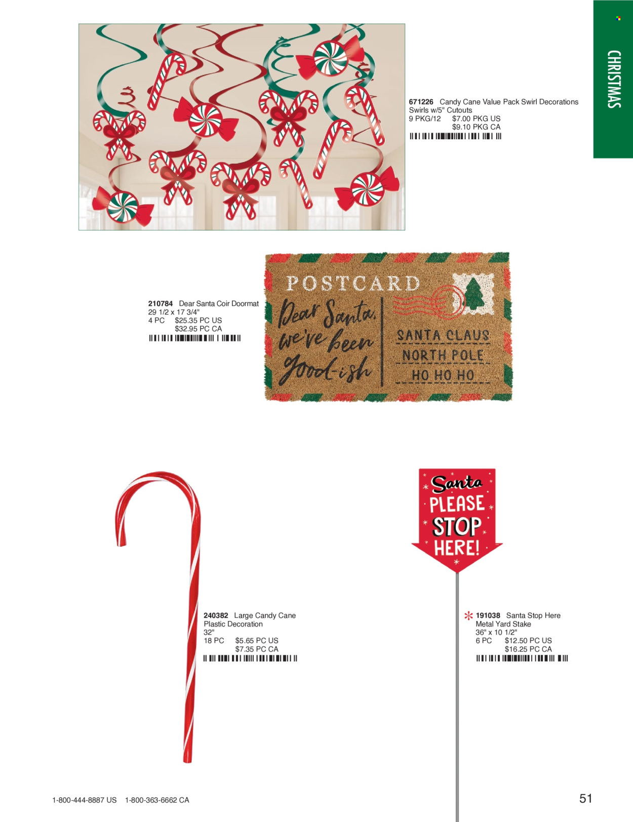 thumbnail - Amscan Flyer - Sales products - Santa Claus. Page 53.