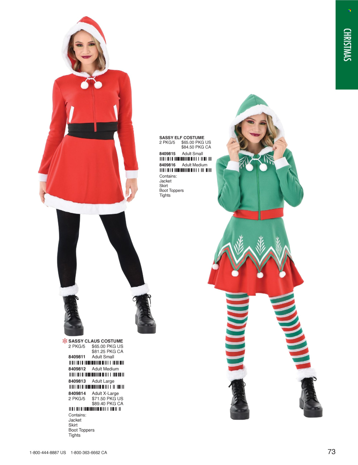 thumbnail - Amscan Flyer - Sales products - Elf, costume. Page 75.