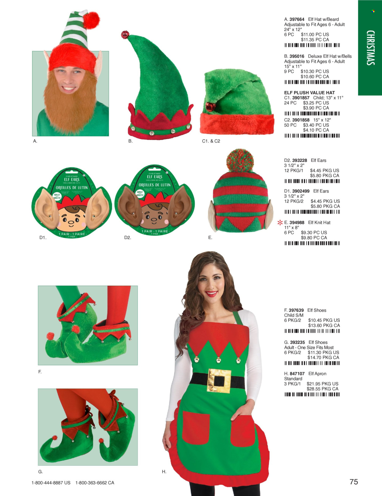 thumbnail - Amscan Flyer - Sales products - apron, christmas decor, home decoration. Page 77.