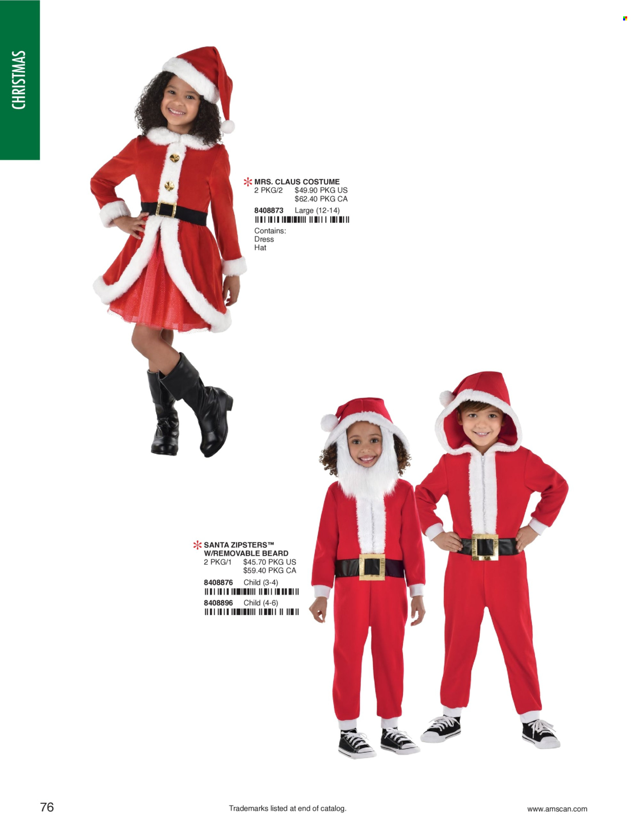 thumbnail - Amscan Flyer - Sales products - costume. Page 78.