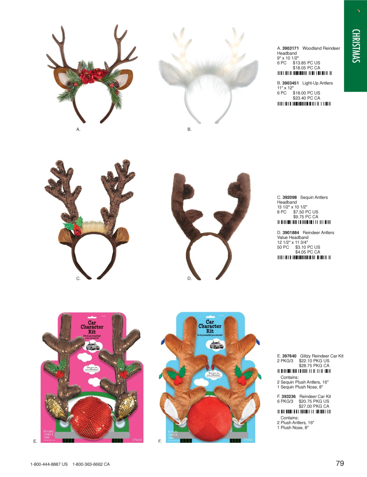 thumbnail - Amscan Flyer - Sales products - reindeer. Page 81.