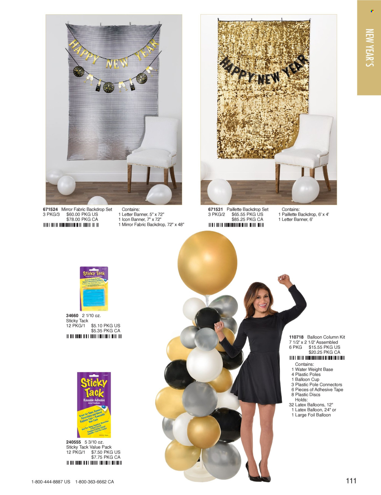 thumbnail - Amscan Flyer - Sales products - cup, balloons, mirror. Page 113.