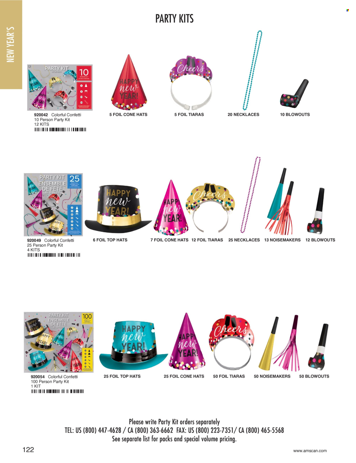 thumbnail - Amscan Flyer - Sales products - party kit. Page 124.