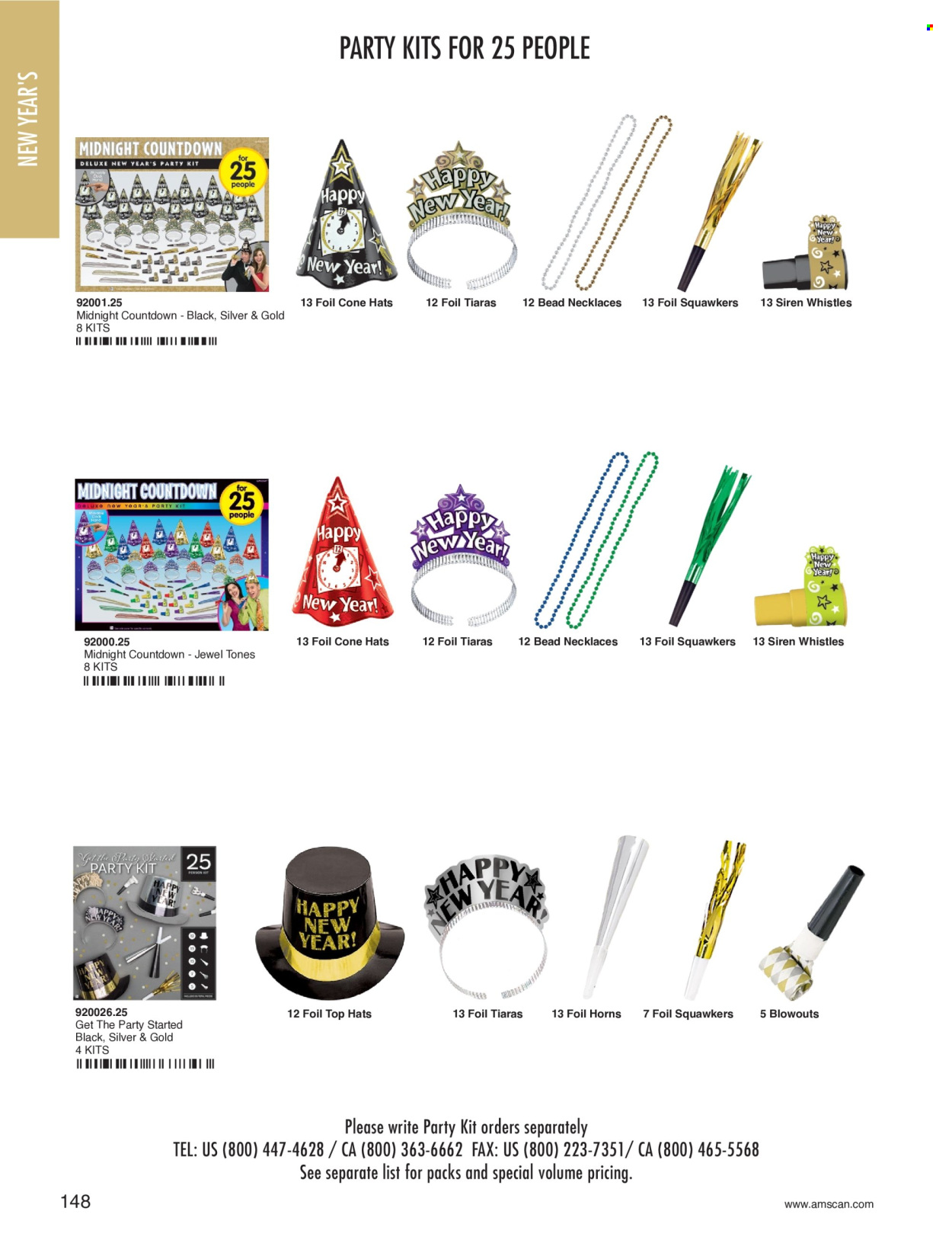 thumbnail - Amscan Flyer - Sales products - party kit. Page 150.