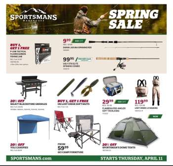thumbnail - Sportsman's Warehouse Ad - Spring Sale