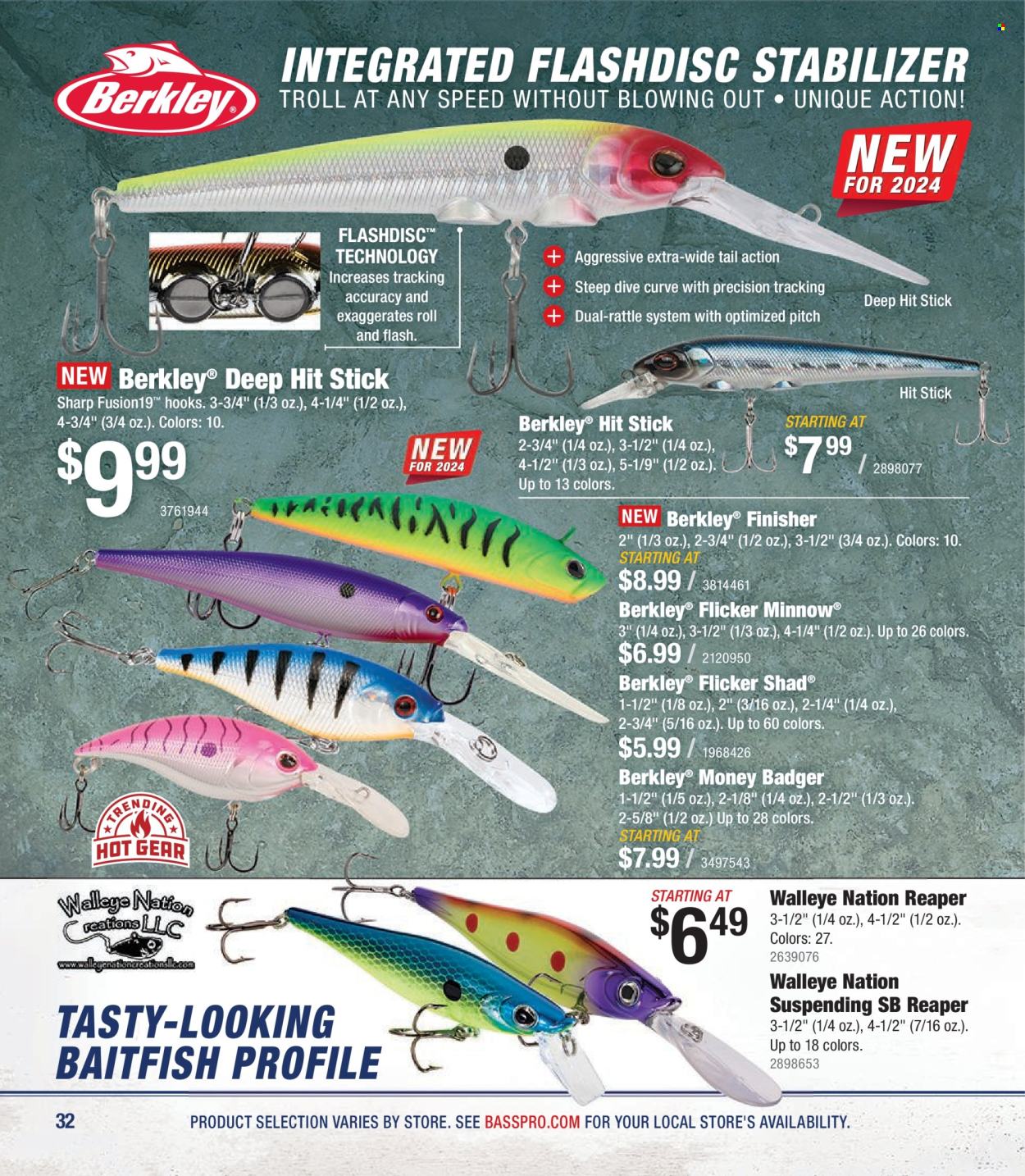 thumbnail - Cabela's Flyer - Sales products - rattle. Page 32.