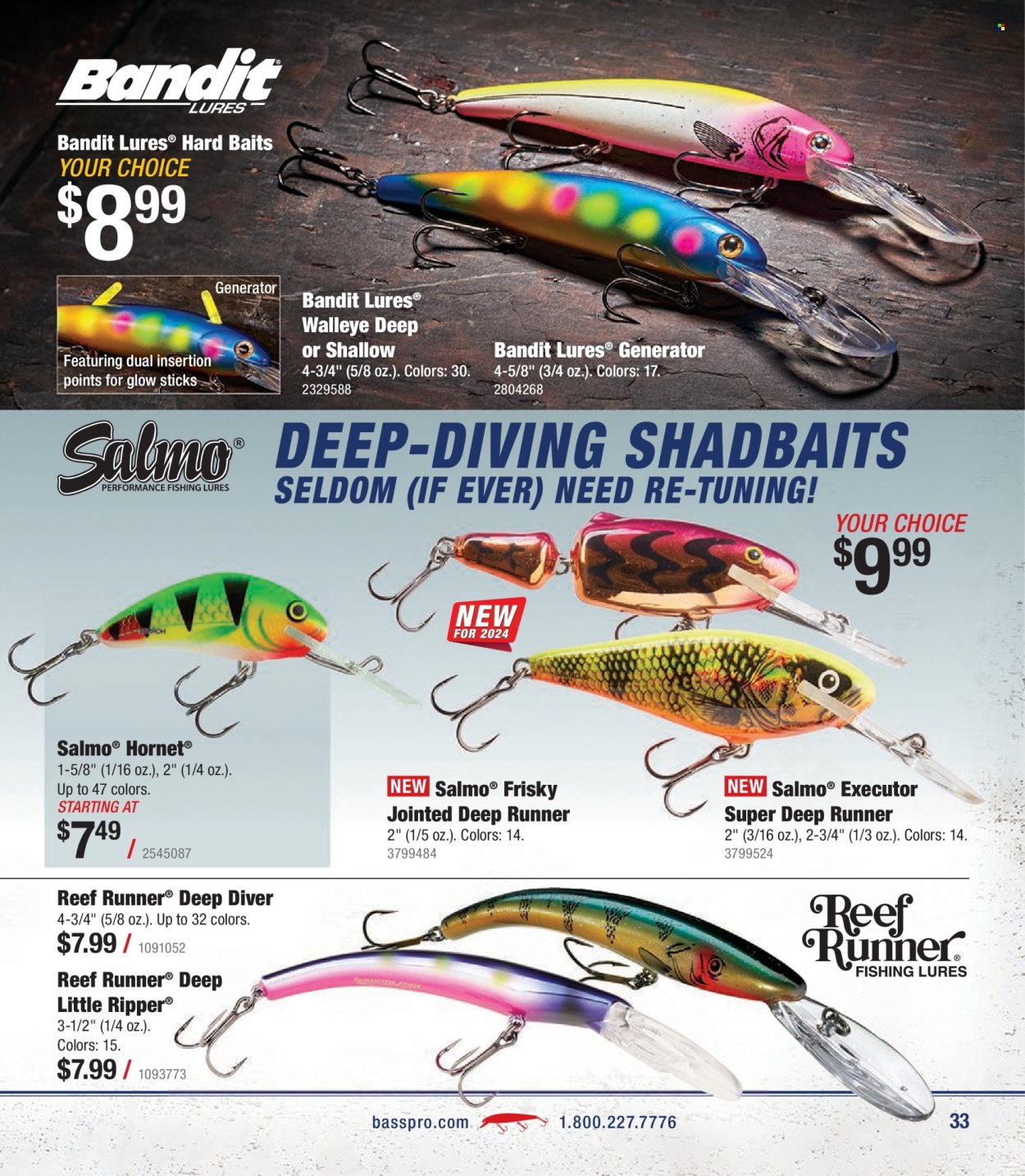 thumbnail - Cabela's Flyer - Sales products - fishing accessories, generator. Page 33.