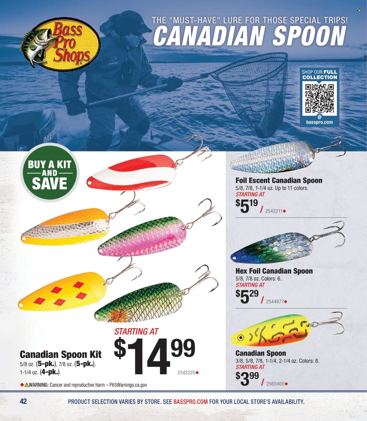 thumbnail - Cabela's Flyer - Sales products - Bass Pro. Page 42.