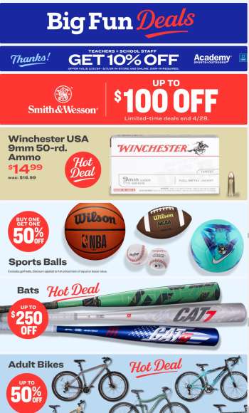 thumbnail - Academy Sports + Outdoors Ad - Big Fun Deals