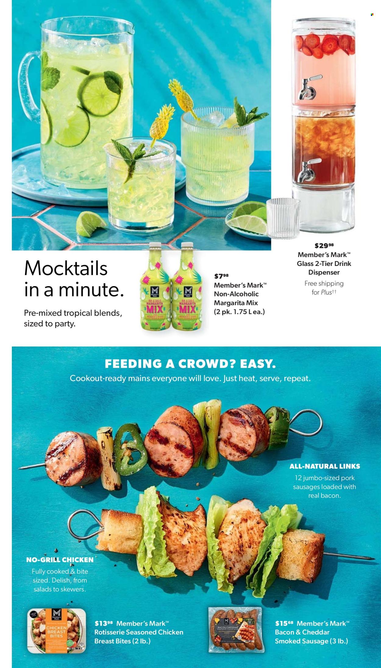 thumbnail - Sam's Club Flyer - 05/01/2024 - 06/02/2024 - Sales products - salad, Margarita Mix, dispenser, grill. Page 35.