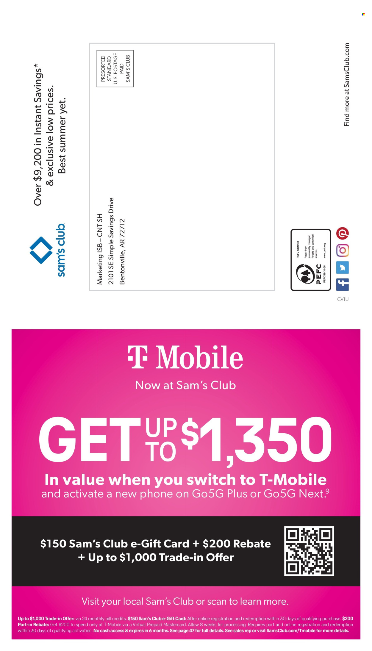 thumbnail - Sam's Club Flyer - 05/01/2024 - 06/02/2024 - Sales products - switch, phone. Page 50.