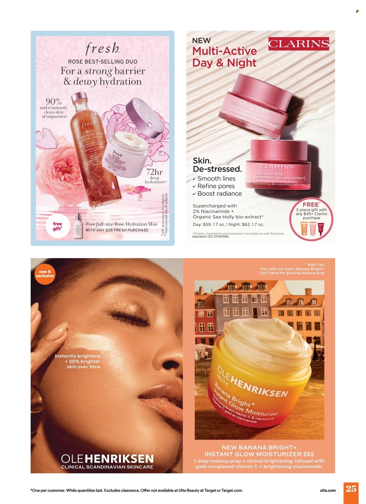 thumbnail - Ulta Beauty Flyer - 04/21/2024 - 05/12/2024 - Sales products - moisturizer, night cream, Niacinamide, vitamin c, makeup. Page 25.