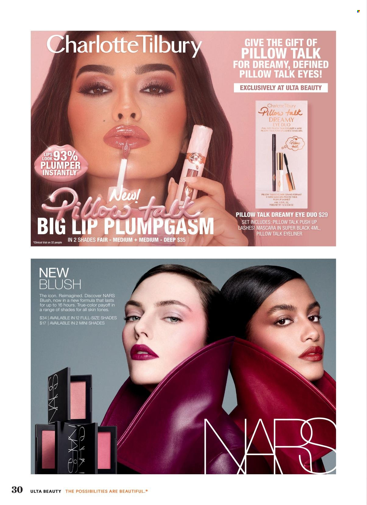 thumbnail - Ulta Beauty Flyer - 04/21/2024 - 05/12/2024 - Sales products - mascara, shades, eyeliner. Page 30.