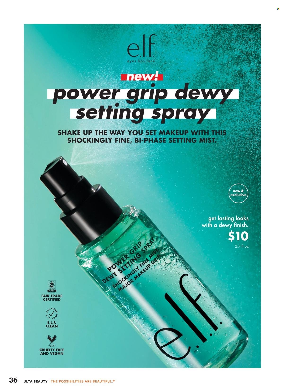 thumbnail - Ulta Beauty Flyer - 04/21/2024 - 05/12/2024 - Sales products - makeup, setting spray. Page 36.