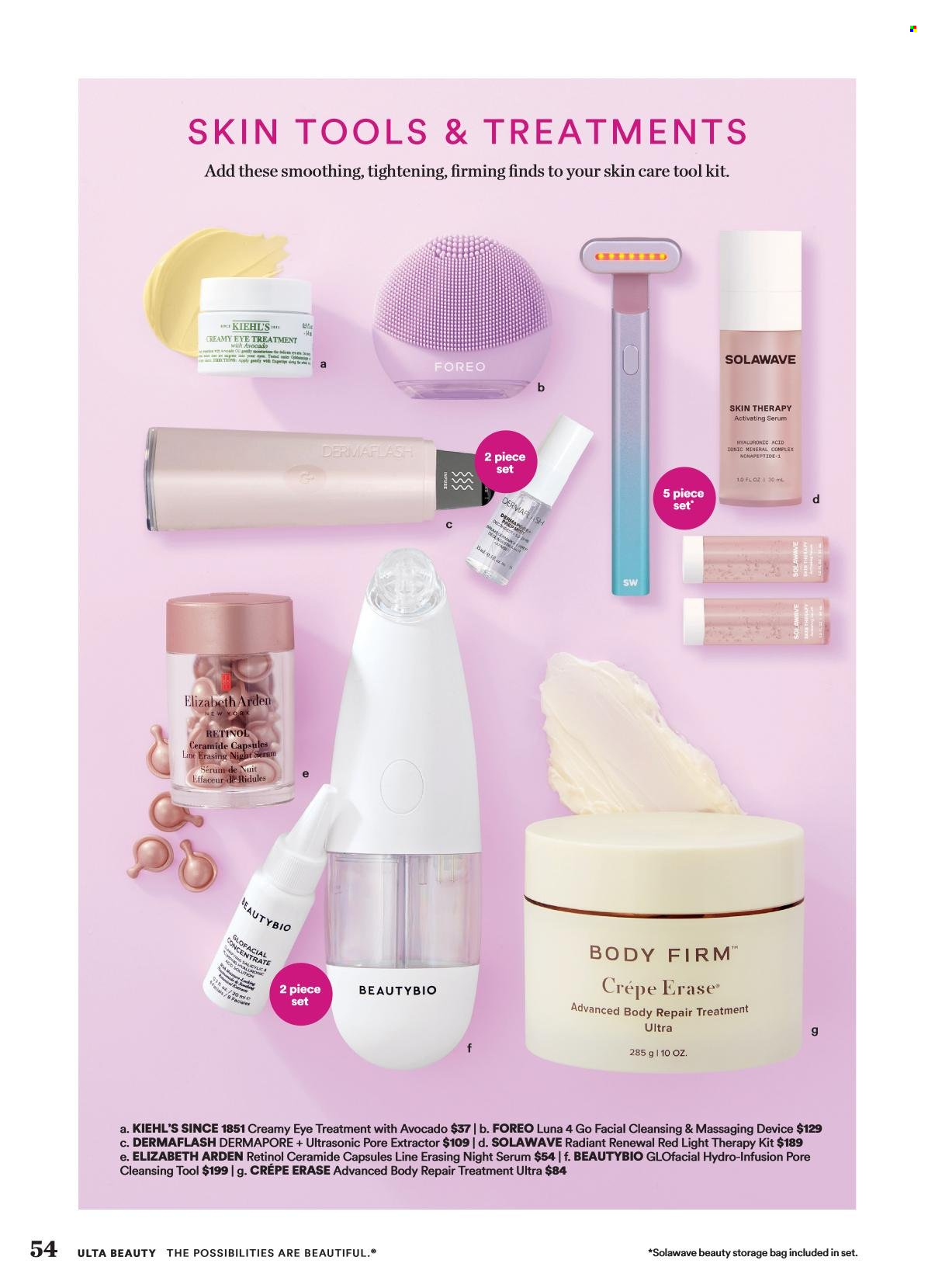 thumbnail - Ulta Beauty Flyer - 04/21/2024 - 05/12/2024 - Sales products - serum, skin care product, Elizabeth Arden. Page 54.