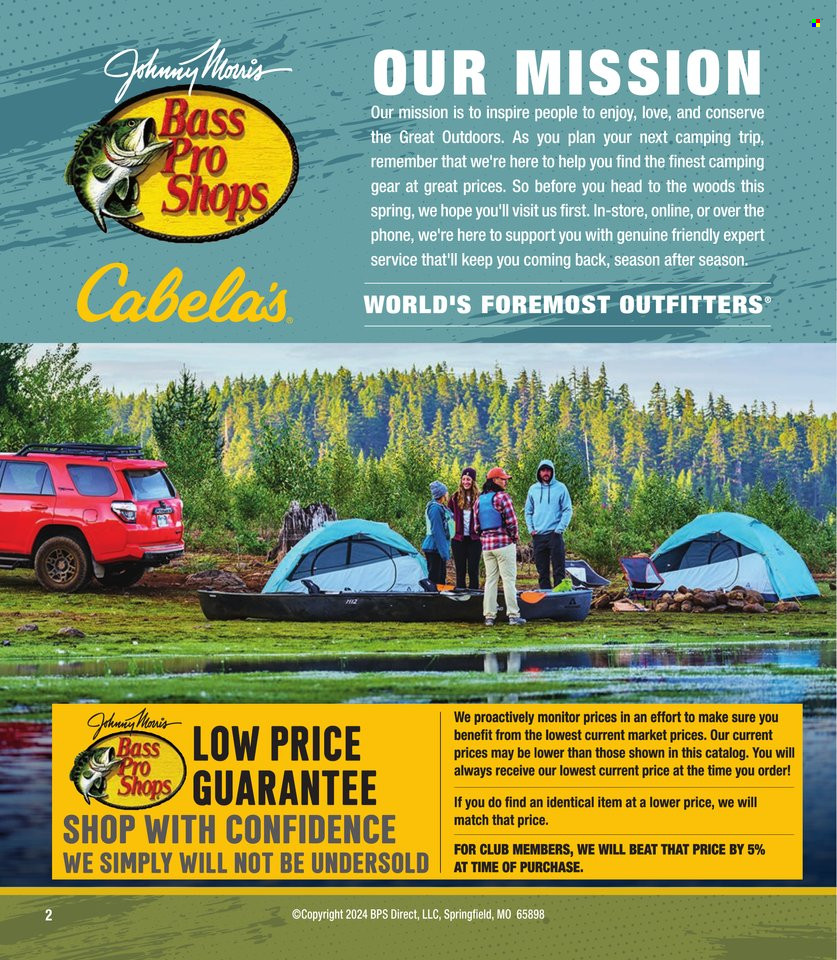 thumbnail - Cabela's Flyer - Sales products - Bass Pro. Page 2.