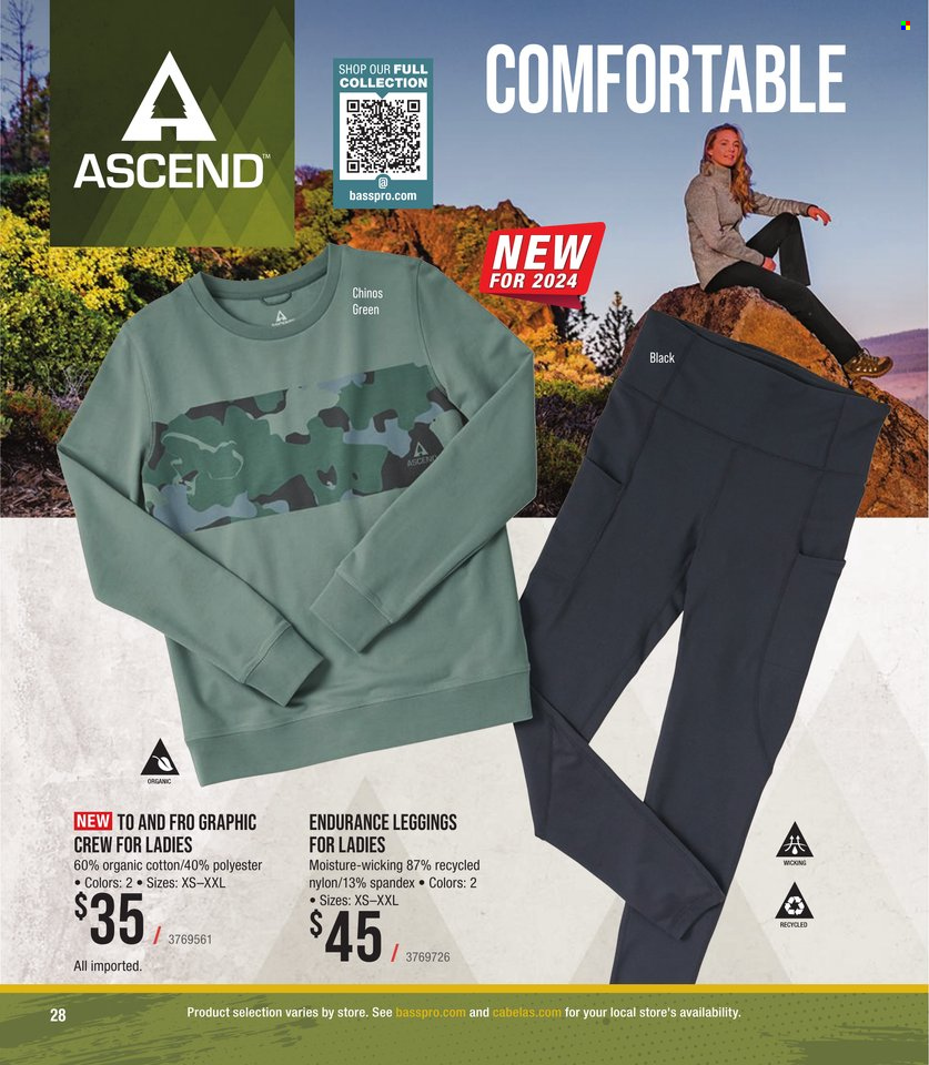 thumbnail - Cabela's Flyer - Sales products - trousers, leggings. Page 28.