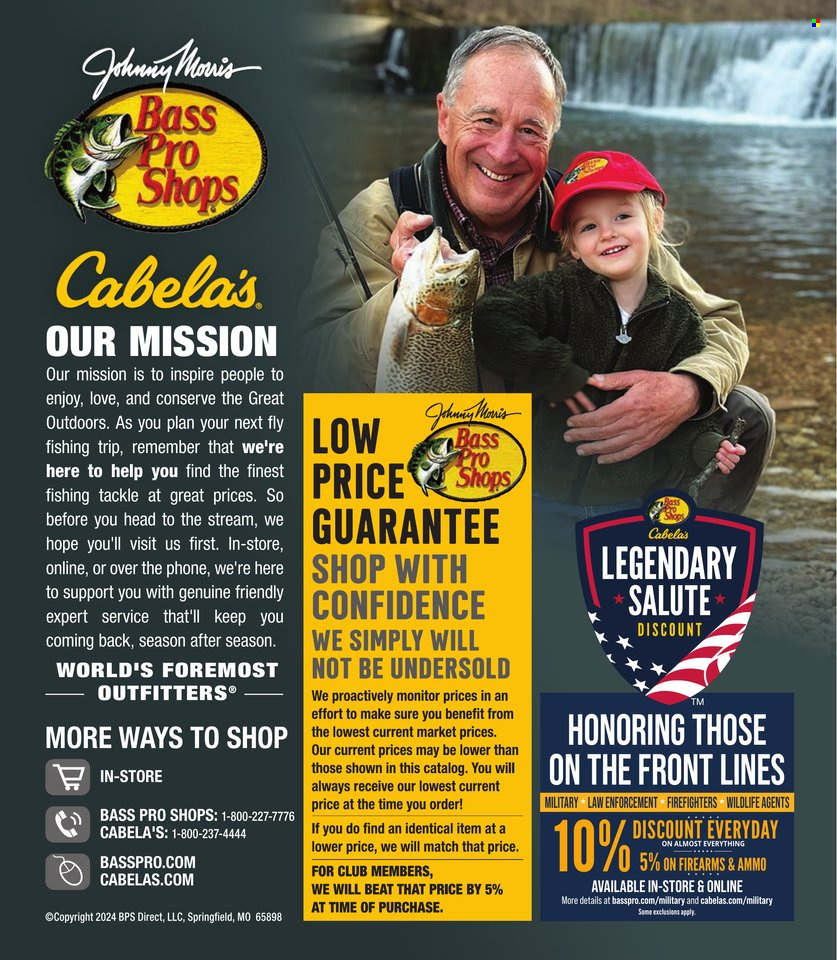 thumbnail - Cabela's Flyer - Sales products - Bass Pro, ammo. Page 2.