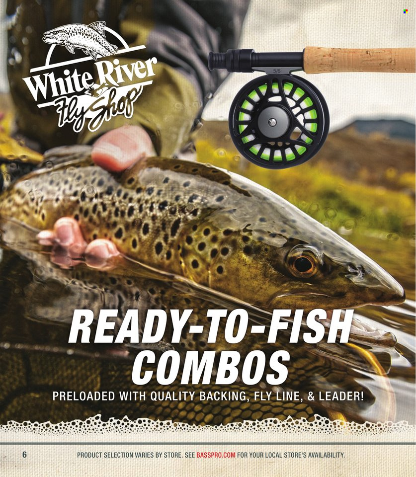 thumbnail - Cabela's Flyer - Sales products - fish, leader. Page 6.