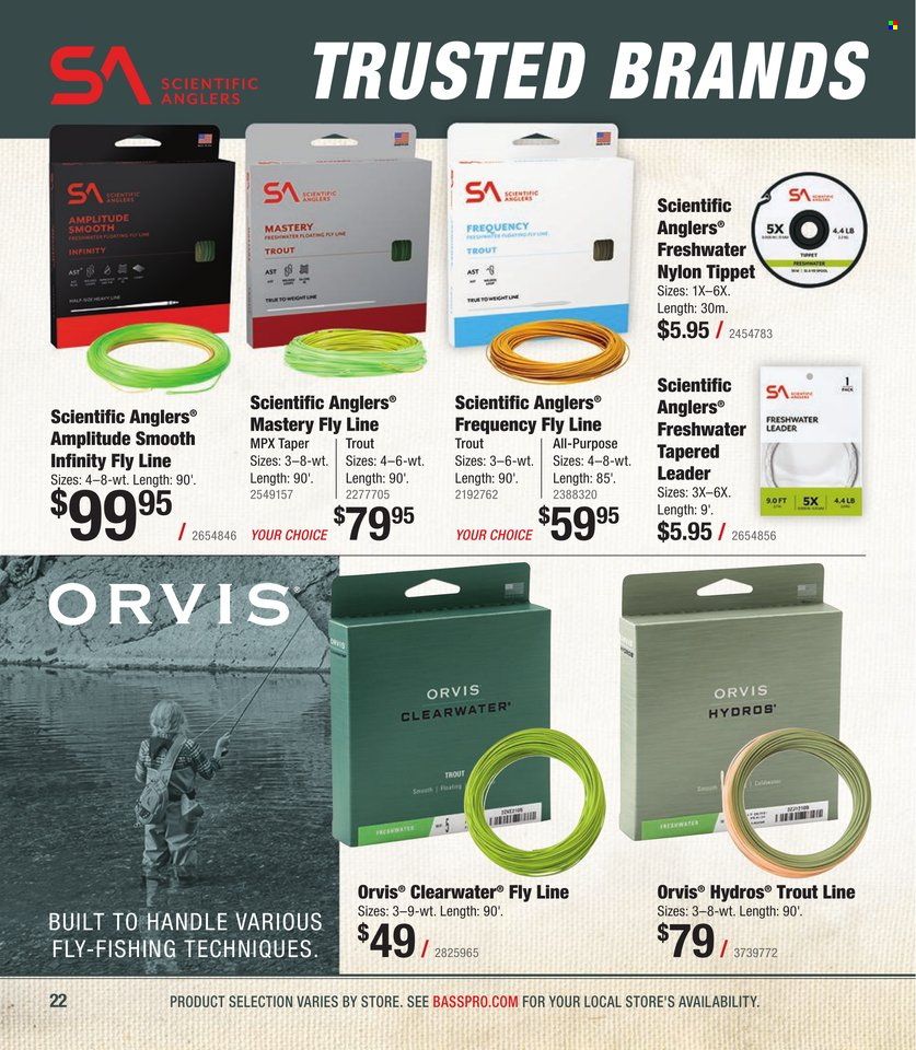 thumbnail - Cabela's Flyer - Sales products - leader. Page 22.