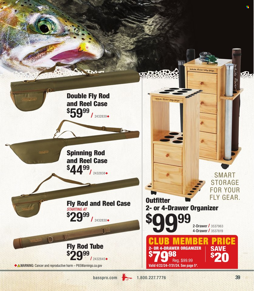 thumbnail - Cabela's Flyer - Sales products - spinning reel. Page 39.