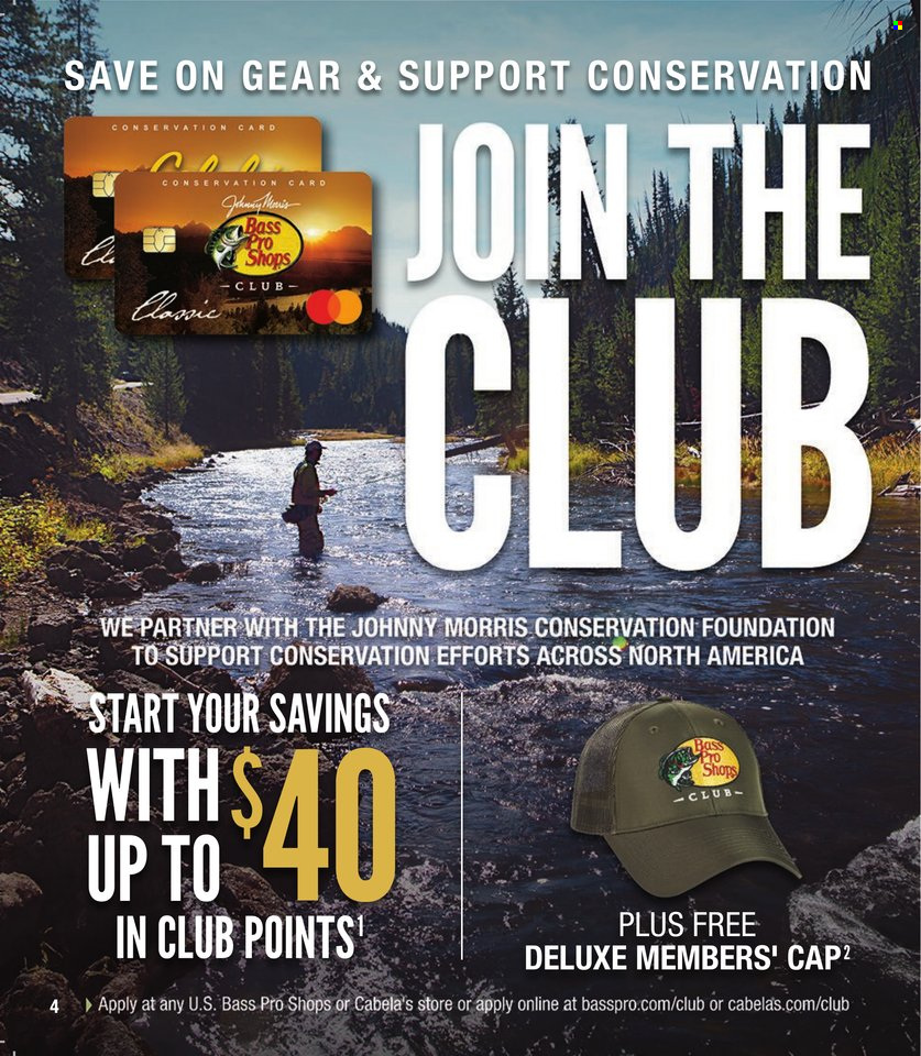 thumbnail - Bass Pro Shops Flyer - Sales products - Bass Pro. Page 4.