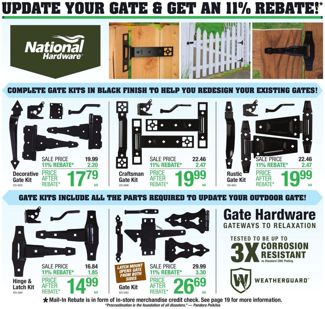 thumbnail - Menards Flyer - 04/25/2024 - 05/05/2024 - Sales products - Craftsman. Page 10.