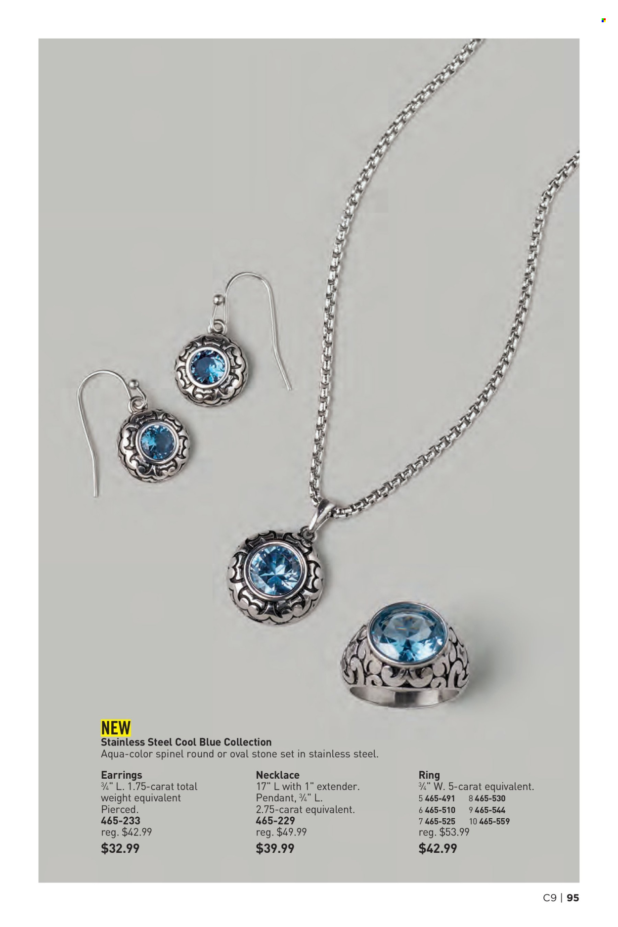 thumbnail - Avon Flyer - 04/24/2024 - 05/07/2024 - Sales products - earrings, necklace, pendant. Page 95.