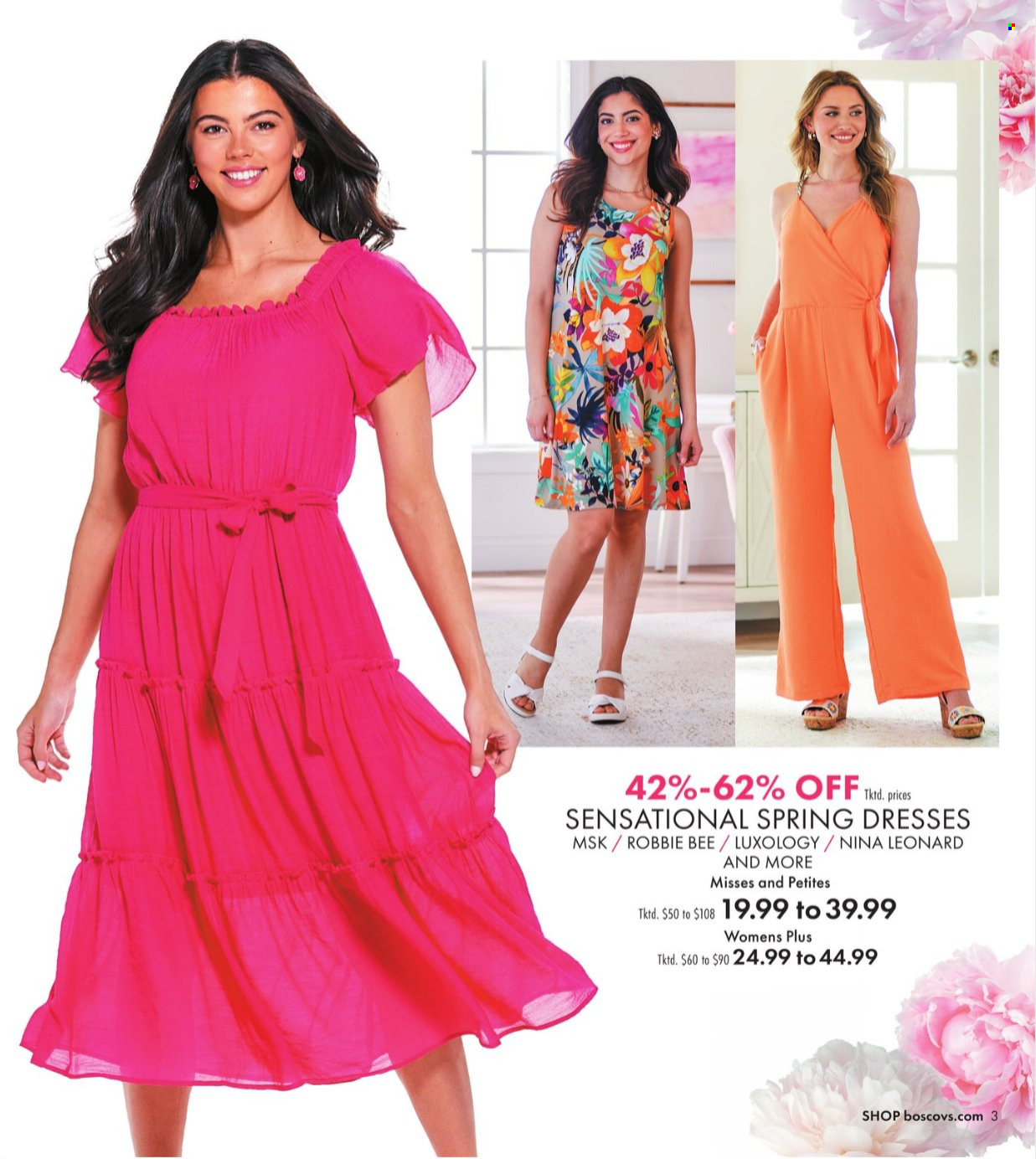 thumbnail - Boscov's Flyer - 04/25/2024 - 05/15/2024 - Sales products - dress. Page 3.