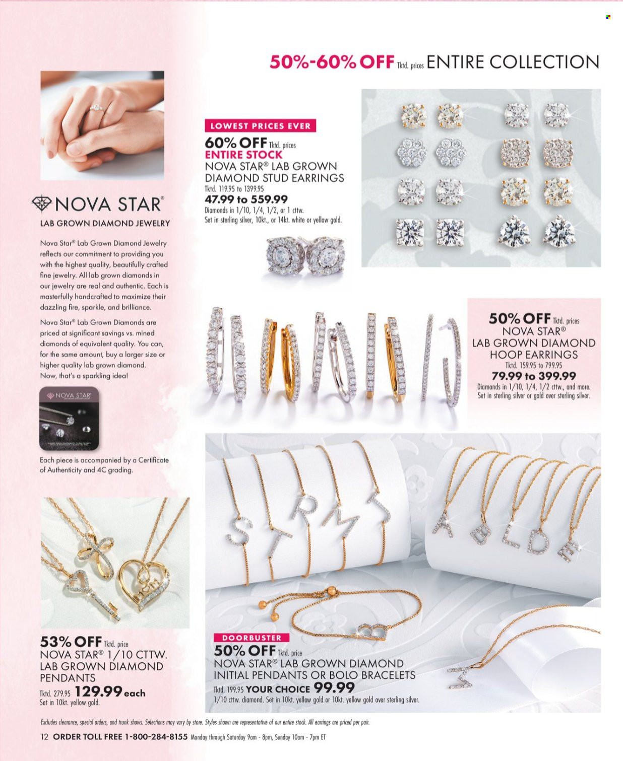 thumbnail - Boscov's Flyer - 04/25/2024 - 05/15/2024 - Sales products - bracelet, earrings, pendant, jewelry. Page 12.