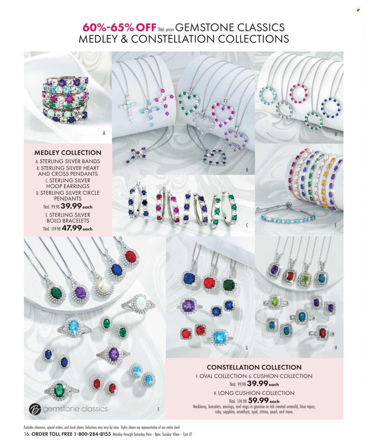 thumbnail - Boscov's Flyer - 04/25/2024 - 05/15/2024 - Sales products - cushion, bracelet, earrings, pendant. Page 16.