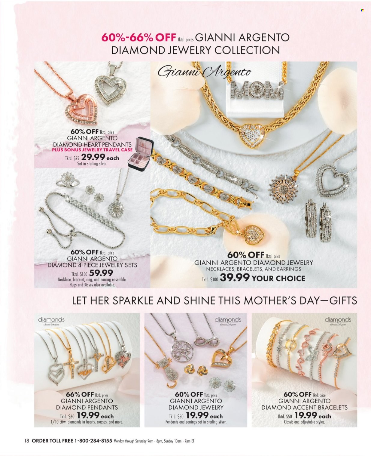 thumbnail - Boscov's Flyer - 04/25/2024 - 05/15/2024 - Sales products - bracelet, earrings, necklace, pendant, jewelry. Page 18.