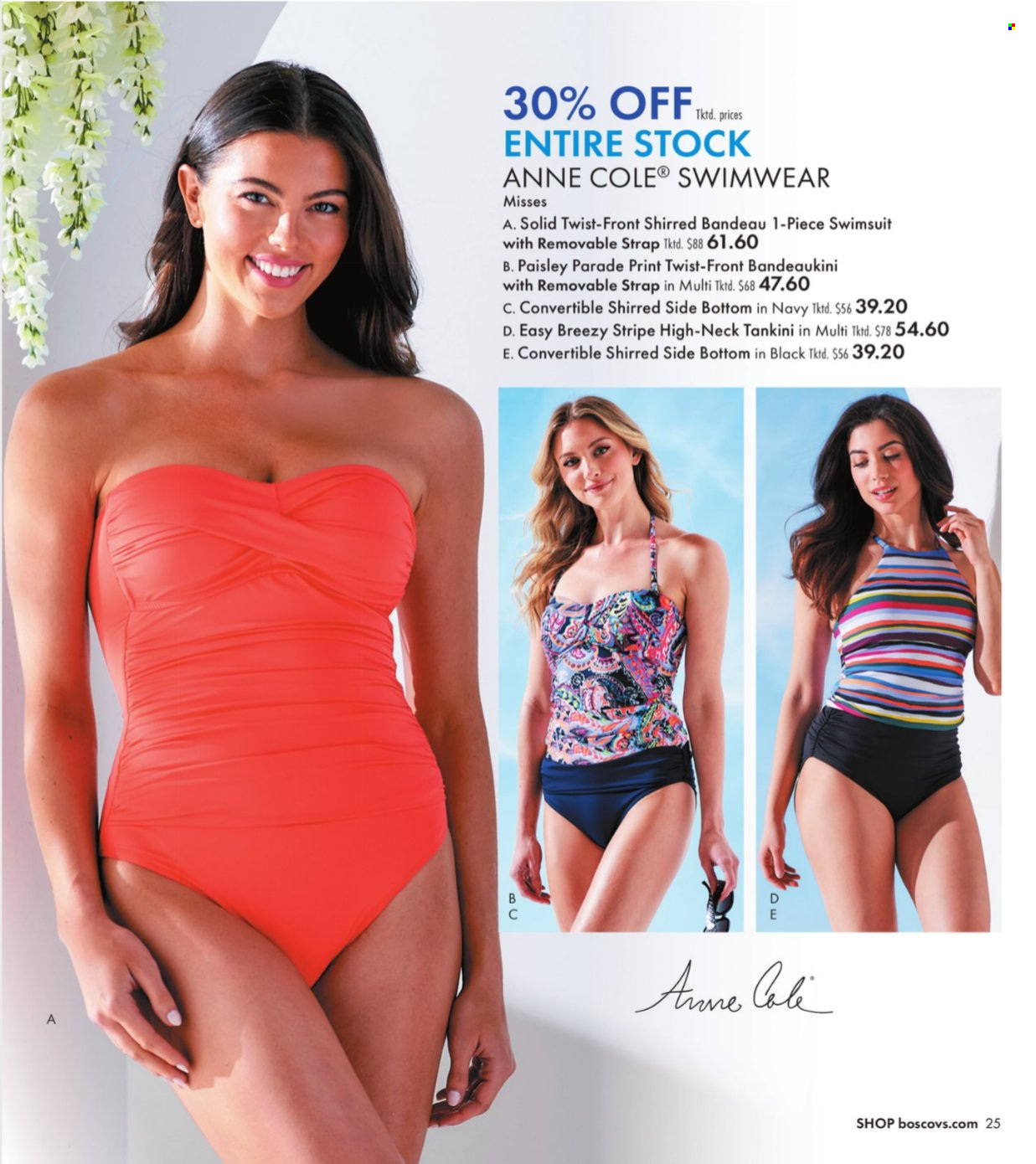 thumbnail - Boscov's Flyer - 04/25/2024 - 05/15/2024 - Sales products - swimming suit. Page 25.