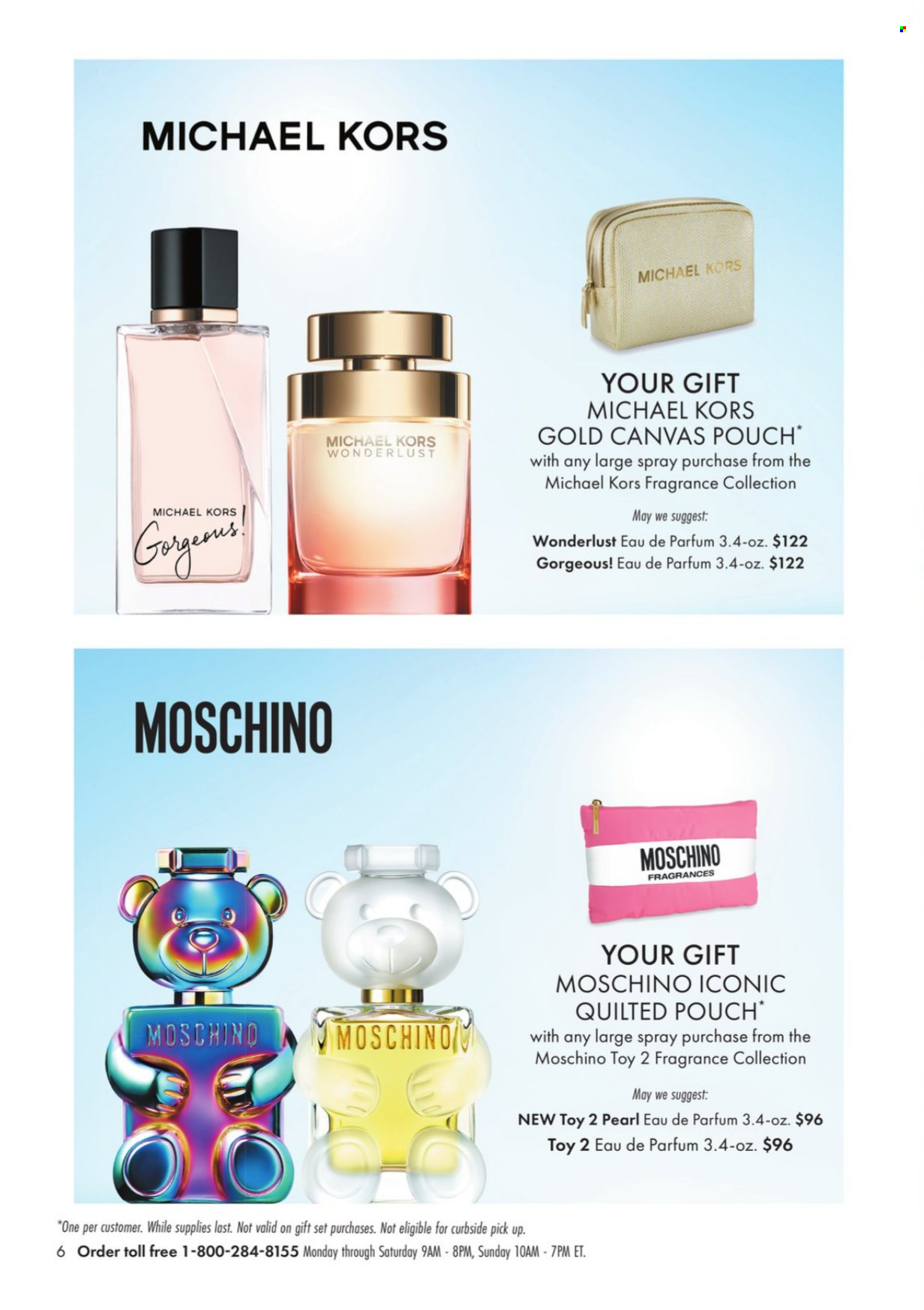 thumbnail - Boscov's Flyer - 04/25/2024 - 05/15/2024 - Sales products - Michael Kors, gift set, eau de parfum, fragrance, canvas. Page 6.