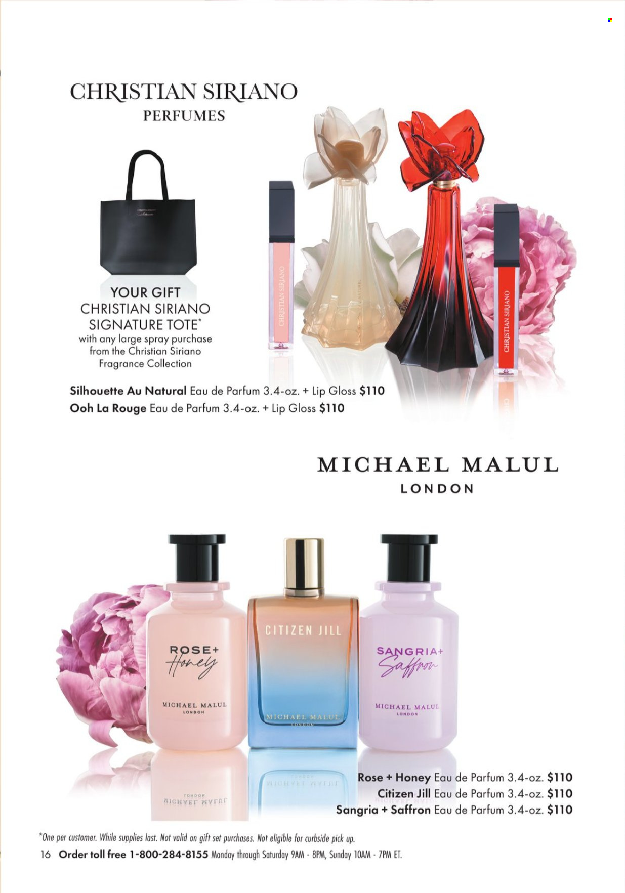 thumbnail - Boscov's Flyer - 04/25/2024 - 05/15/2024 - Sales products - gift set, eau de parfum, fragrance, tote, lip gloss. Page 16.